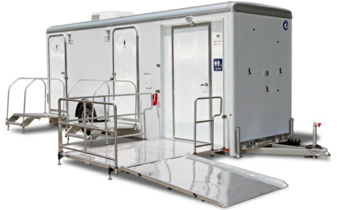 ADA Compliant Handicapped Bathroom & Shower Trailer Rentals for Large Events and Weddings in the state of Delaware (DE).